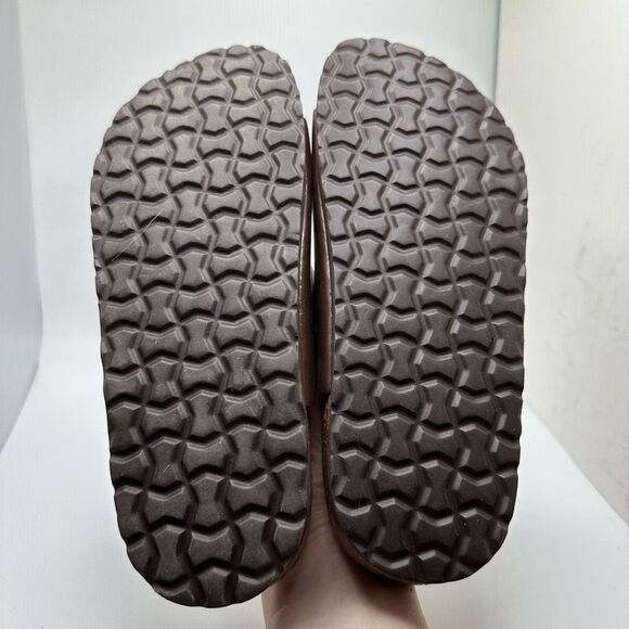 CUSHIONAIRE Women's Cork Footbed Sandal With +Comfort 7.5 BROWN - Picture 5 of 7